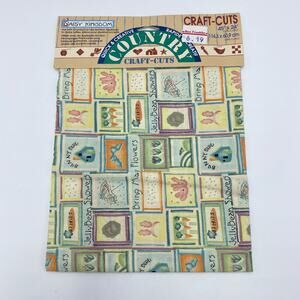 Daisy Kingdom Country Craft-Cuts Fabric, 45" x 24" Panel; Bunny Bear Patch